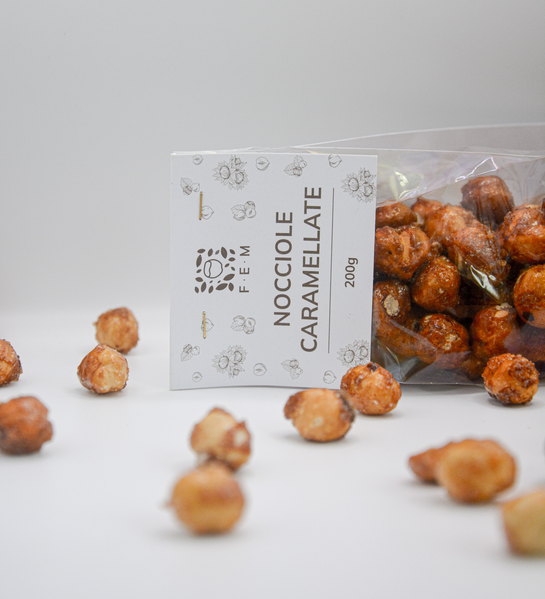 Prodotto Sacchetto Nocciole Caramellate